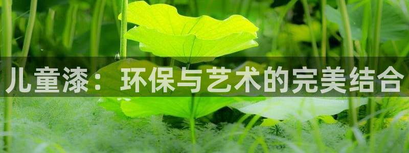 意昂5(KGAME)测速注册：儿童漆：环保与艺术的完美结合