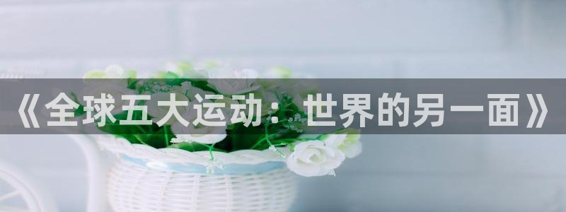 球速体育：《全球五大运动：世界的另一面》